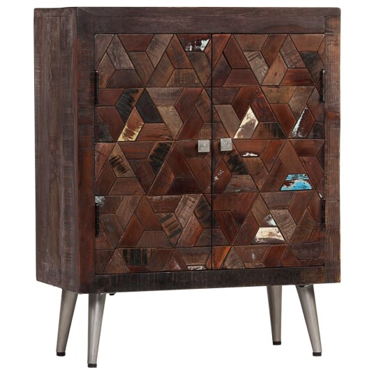 vidaXL Skjenk gjenvunnet heltre 60x30x76 cm