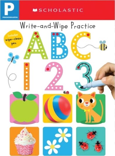 Abc 123 Write And Wipe Flip Book: Scholastic Early Learners (Write And Wipe) Av Scholastic