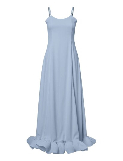 YAS Yascream Strap Maxi Dress Celeb Blue 40