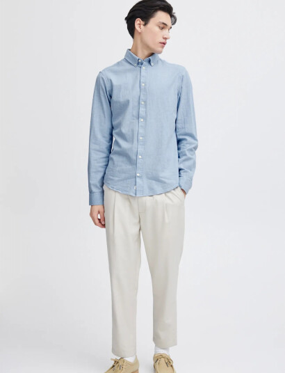 Casual Friday Cfanton Ls Bd Fil A Fil Shirt Blue XXXL Casual Friday Cfanton Ls Bd Fil A Fil Shirt Blue XXXL