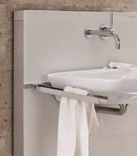 Geberit Monolith Håndkleholder 410 mm, Krom