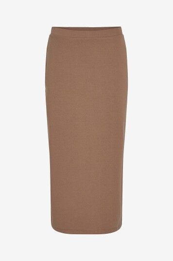 Vila Skjørt viRavina HW Midi Skirt Brun