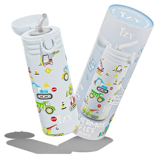 Drikkeflaske IZY Kids Blue Machines 350 ml