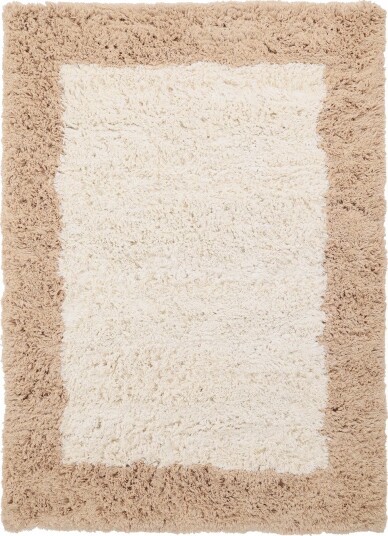 Ullteppe Khenifra Handknot Wool Premium krem/beige Størrelse: 80 x 150 cm