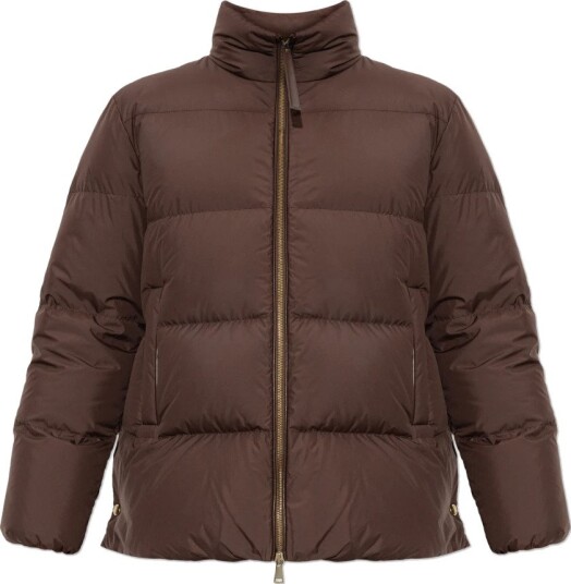 Moncler Dame Jakker Brun XL,