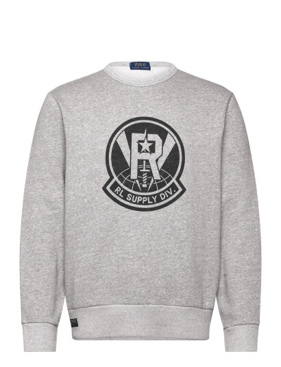 Polo Ralph Lauren Fleece Graphic Sweatshirt   Grey   M
