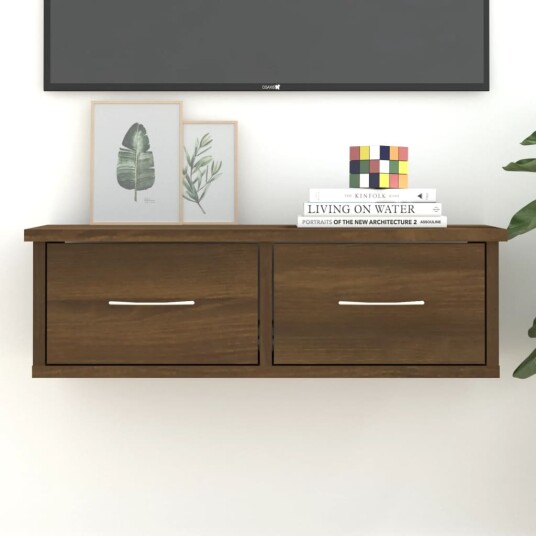 vidaXL TV-benk brun eik 60x26x18,5 cm konstruert tre vidaXL TV-benk brun eik 60x26x18,5 cm konstruert tre