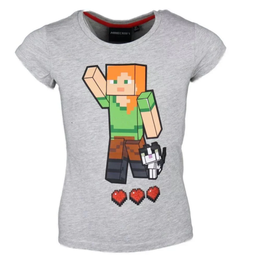 Minecraft T-skjorte 3 Liv 104 / 4 år Voksen