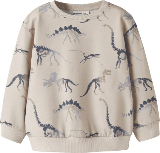 Name It Nmmfabia sweatshirt til småbarn Chateau Gray (110) 110