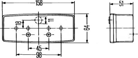 Hella Baklykt HELLA 2SD 003 184 031 Hella Baklykt HELLA 2SD 003 184 031