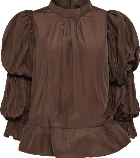 Ravn Ravn Skye Blouse   ESPRESSO BROWN   XL