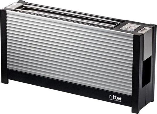 Ritter Volcano 3 brødrister 2 skiver, 950 W, termo-isolert aluminium Aluminium