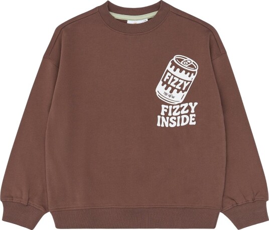The New Tnvalentino Os Sweatshirt   Brown   98/104