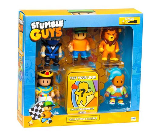 Stumble Guys Figursett 6-Pakning 5,5cm Ninja Kai