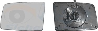 VAN WEZEL 3734832 Speilglass, ytterspeil
