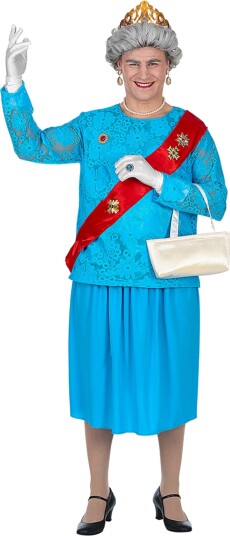 Widmann Mannlig Queen Elizabeth kostyme XX-Large 85860