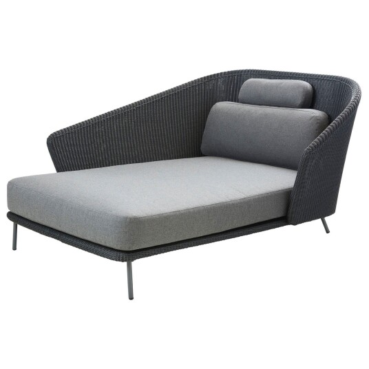 Cane-line Mega Daybed høyre inkl. Airtouch-putesett