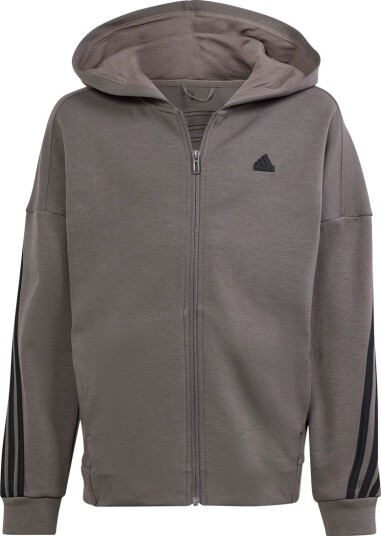 Adidas Performance Cardigan U FI 3S FZ HD Grå Adidas Performance 10 år 140 Cardigan
