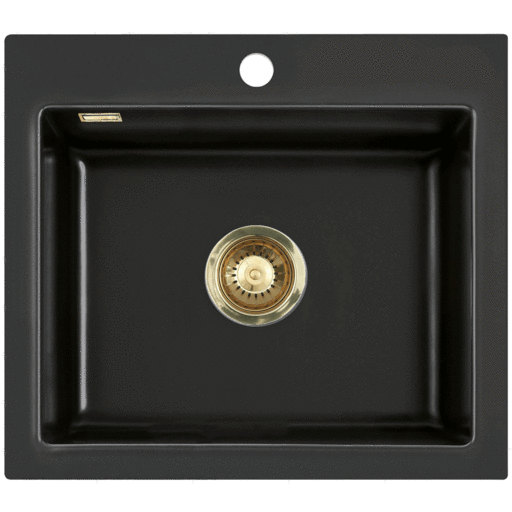 Lavabo Mera 57 kjøkkenvask 57,5x51 cm, sort