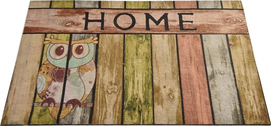Dørmatte Home Owl - Flerfarget