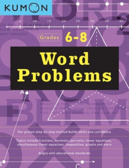 Word Problems: Grades 6 - 8 Av Kumon