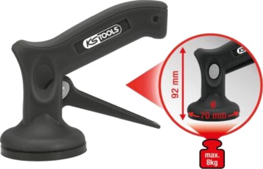 Ks Tools Mini Sugekopp 8 Kg Ø 70 Mm for Elektroverktøy Ks Tools Mini Sugekopp 8 Kg Ø 70 Mm for Elektroverktøy
