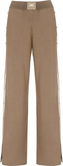 Elisabetta Franchi Dame Bukser Brun XS,