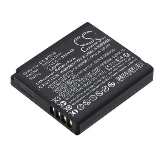 Panasonic Lumix DMC-FX48 batteri (940 mAh 3.7 V)