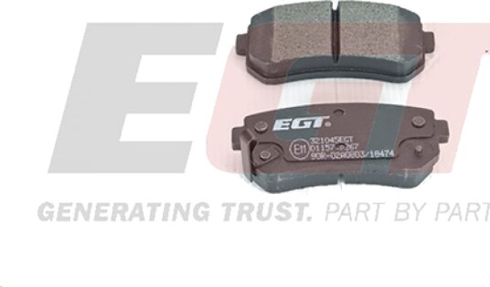 Bremseklosser sett EGT 321045EGT