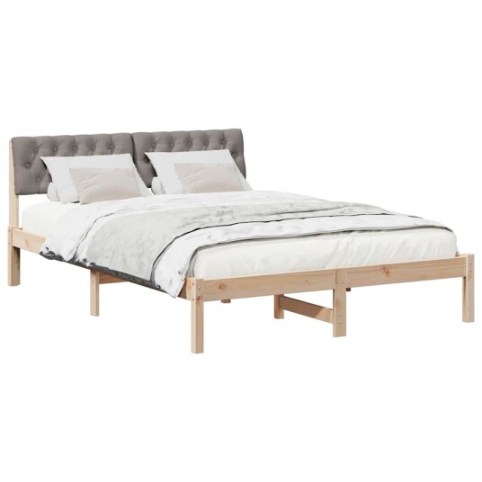  Sengestamme Brun og taupe 160 x 200 cm Heltre furu
