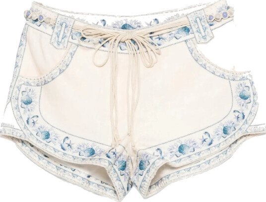 Zimmermann Dame Shorts Beige L,