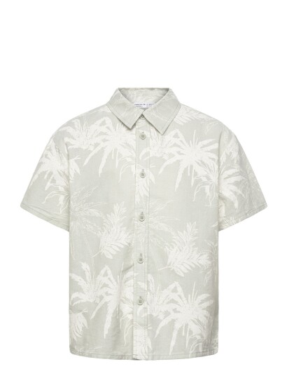 Name It Nkmhejon Ss Nreg Shirt Multi/patterned 134 140