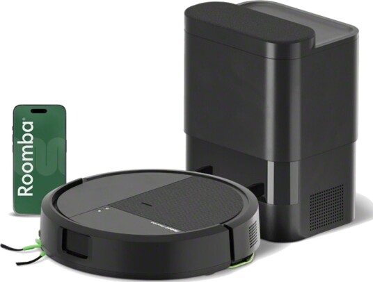 iRobot Roomba Combo 115+ Robotstøvsuger 15 000 Pa med AutoEmpty, Sort
