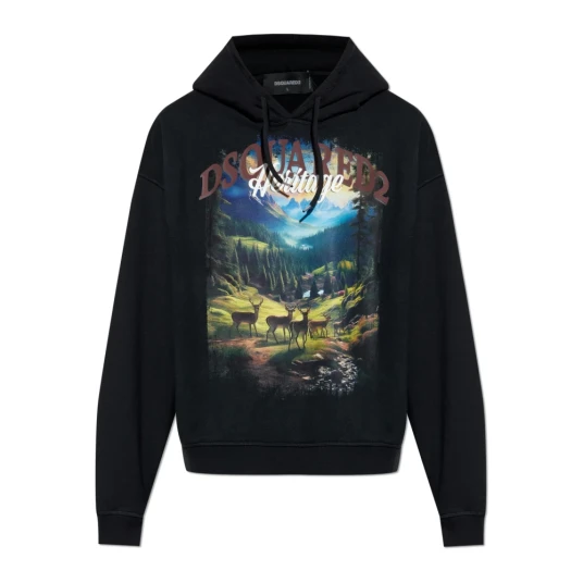 Dsquared2 Herre Gensere & Hettegensere Svart M, Dsquared2 Herre Gensere & Hettegensere Svart M,