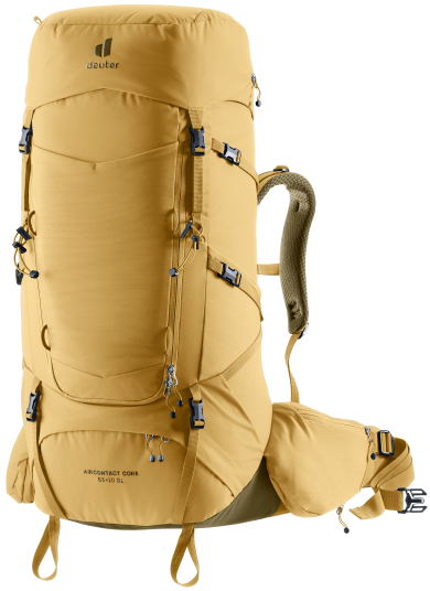 Deuter Aircontact Core 55 + 10 Sl Tursekk Dame Savanna/Nori