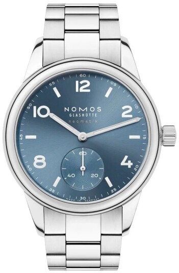 Nomos Glashütte Herreklokke N 747 Club Sport Neomatik Blå/Stål Nomos Glashütte Herreklokke N 747 Club Sport Neomatik Blå/Stål