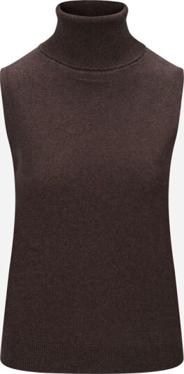 Dear Dharma Roll neck top cashmere blend S brun dame