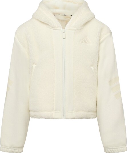 Adidas Sportswear Jg Fi 3S Fz Hd Cream 140