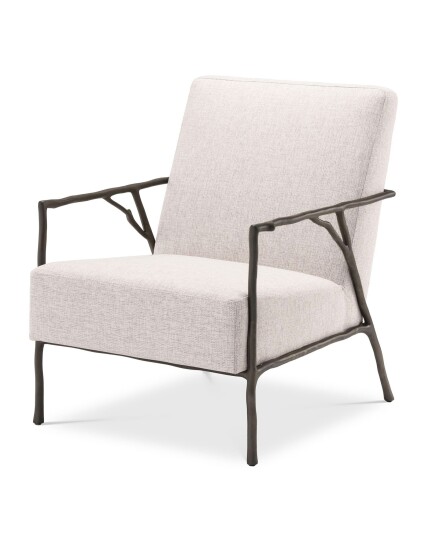 Antico lenestol natur/bronse