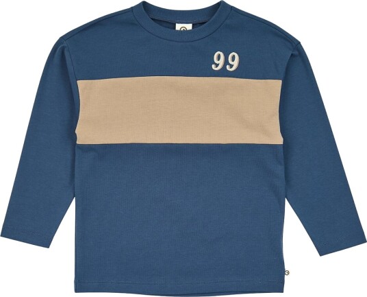Müsli Genser   Racing trykt   Navy   Müsli   3 år (98)   Genser Beige Blå Brun Marineblå