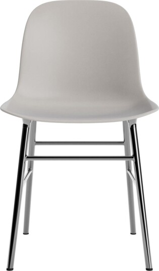 Normann Copenhagen Form Spisestuestol Varm Grå/ Krom