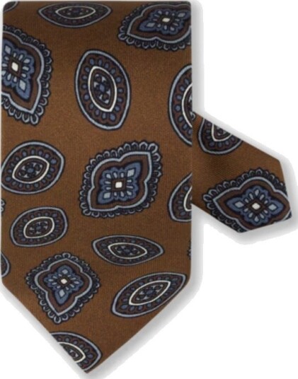 Stenströms Tie silk OS brun herre