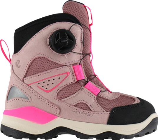 Ecco Vintersko Snow Mountain Blush/Blush/Blush Ecco 28 Vinterstøvler Rosa Svart