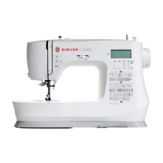 Singer C5955 Elektronisk Symaskin med 200 Innebygde Sømmer Hvit Singer C5955 Elektronisk Symaskin med 200 Innebygde Sømmer Hvit
