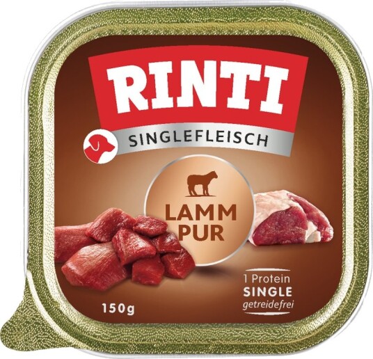 Rinti Våtfôr Singlemeat Pur Lam 10 X 150 G Rinti Våtfôr Singlemeat Pur Lam 10 X 150 G