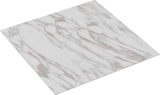 Selvheftende Gulvplanker 30,5 x 30,5 cm 20 pcs PVC Hvit og Brun