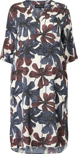 NO. 1 BY OX Kjole Tunic Dress w Pockets in Sideseam Flerfarget