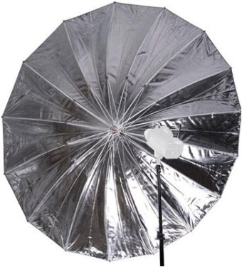 Fotoplex Paraply Reflektiv S?lv 170 cm