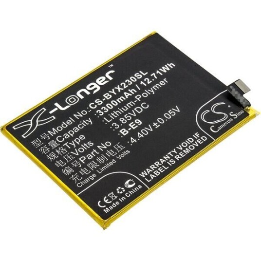 BBK V1809A batteri (3300 mAh 3.85 V, Sort) BBK V1809A batteri (3300 mAh 3.85 V, Sort)