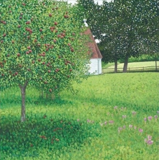 Susan Entwistle Booklet With Apple Trees And Saffrons Envelope